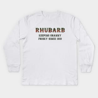 Rhubarb #4 Kids Long Sleeve T-Shirt